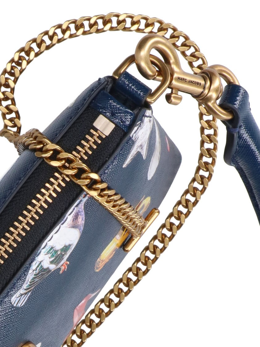 Marc Jacobs Rectangular Navy Bag With Colorful Patches