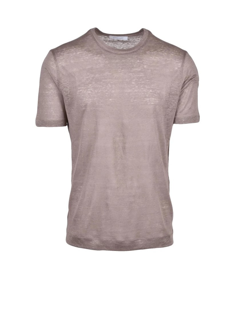 Cruciani Linen T-Shirt - Grey