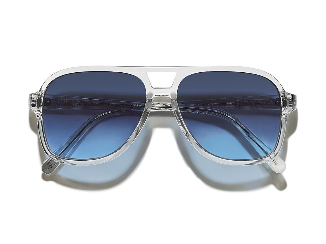Moscot Or-Shei-S Double-Bridge Transparent Acetate Sunglasses