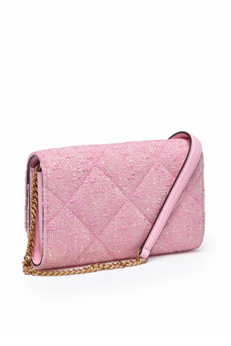 Tory Burch Willa Tweed Shoulder Bag - Pink