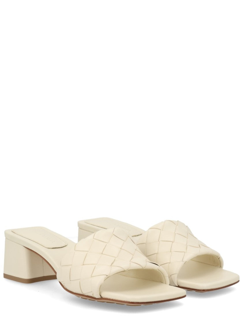 Bottega Veneta Park Woven Leather Sandals