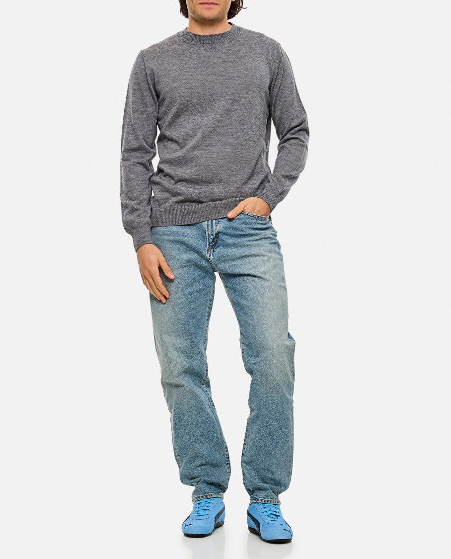 Agolde Faded Light Blue Wash Straight-Leg Curtis Jeans