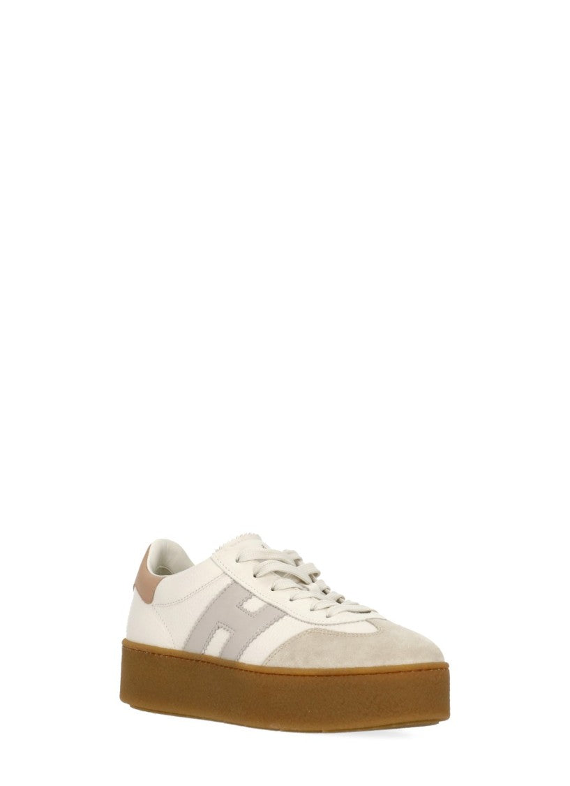 Hogan Low-Top Sneakers With Suede Accents And Chunky Sole
