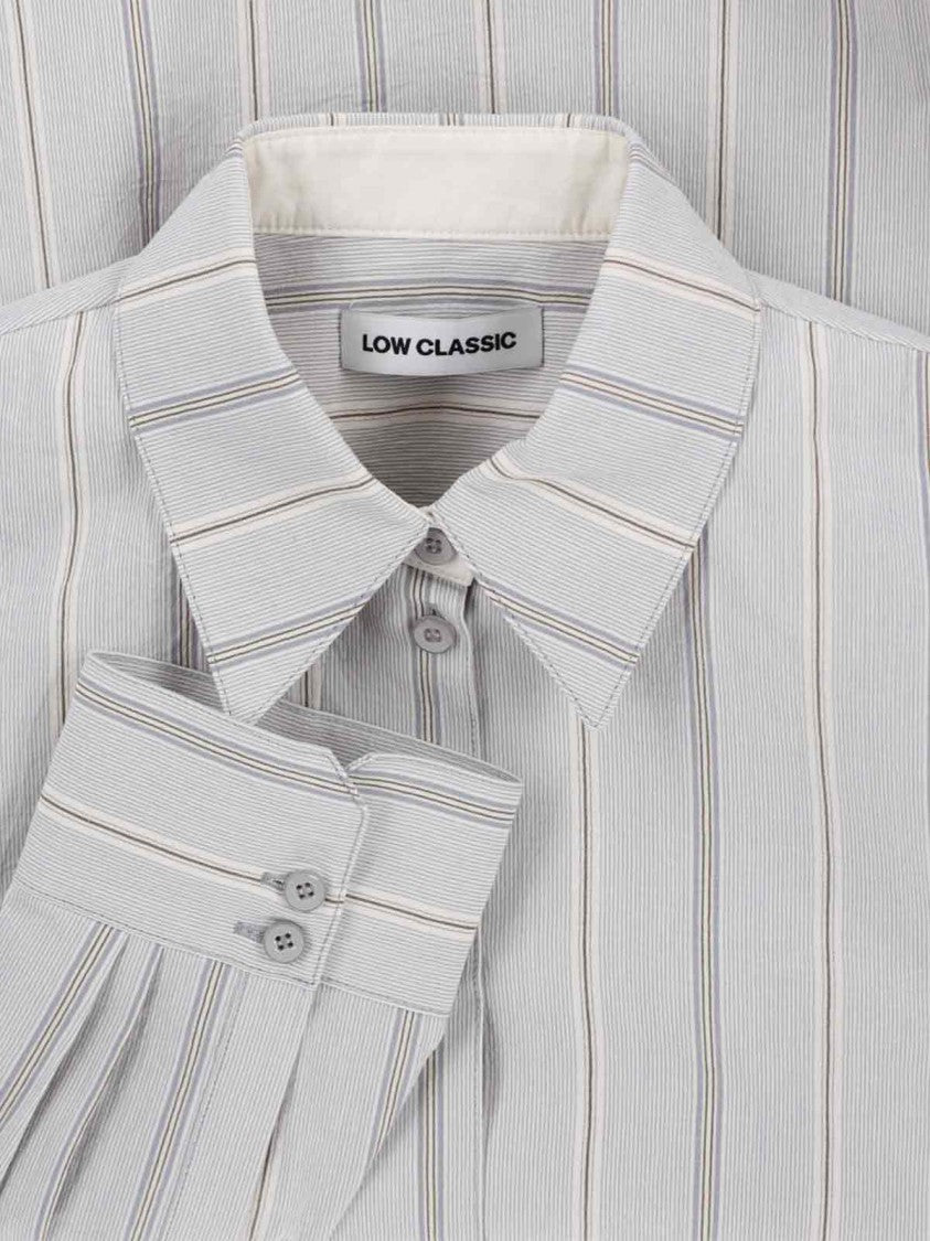 Low Classic Striped Shirt – Grey