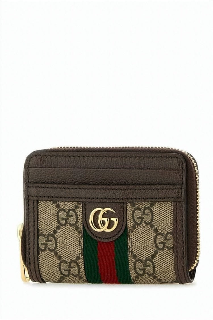 Gucci Compact Wallet With Classic Monogram Pattern