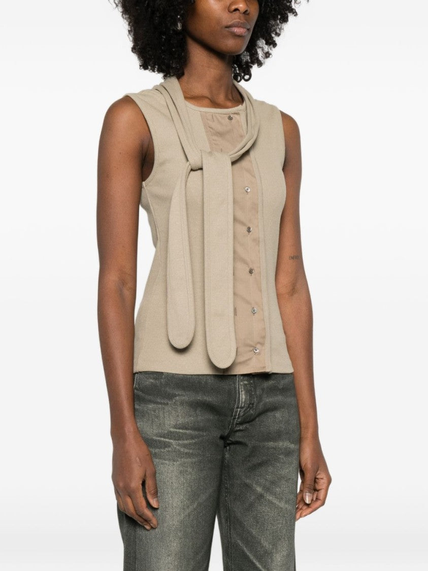 Lemaire Sleeveless Ribbed Top