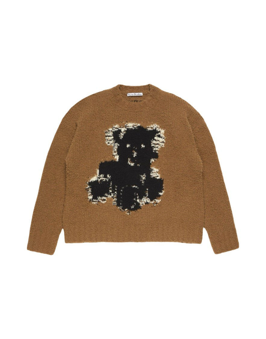 Acne Studios Brown Teddy Sweater