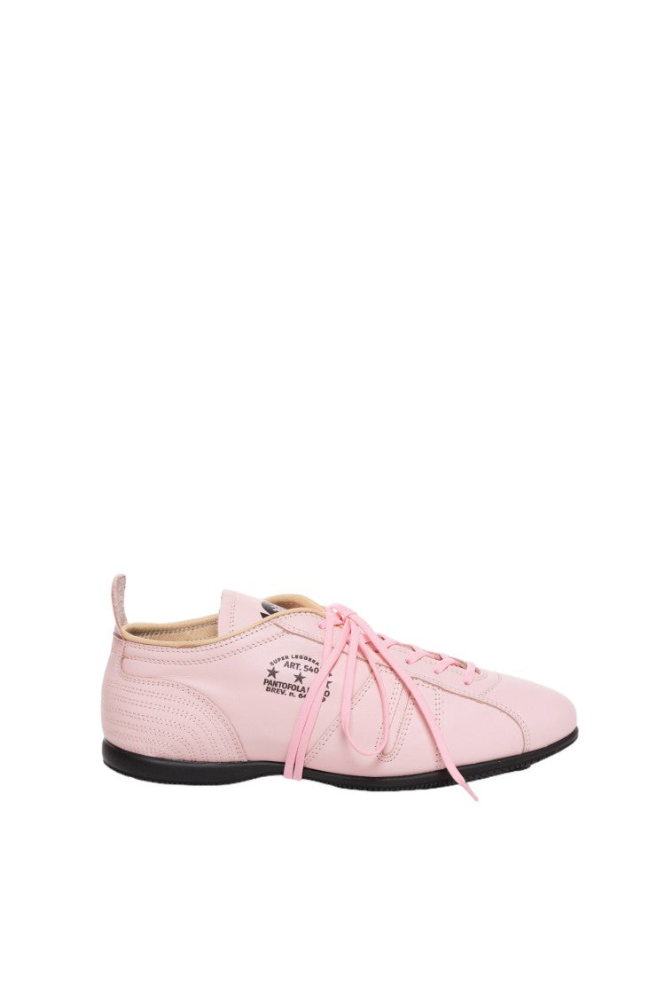Pantofola D'oro Blue Soft Calfskin Archival Sole Sneakers