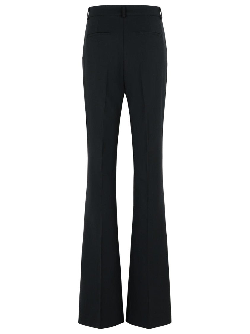 Sportmax Black Virgin Wool Trousers