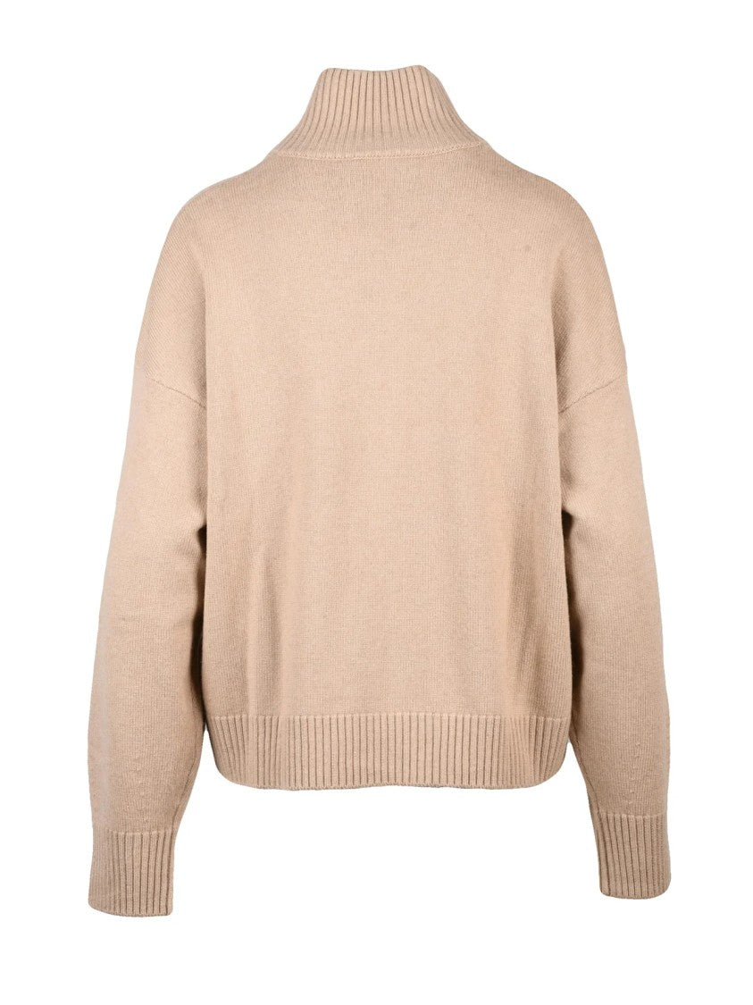 Pennyblack Beige Polyamide-Blend Zip Cardigan