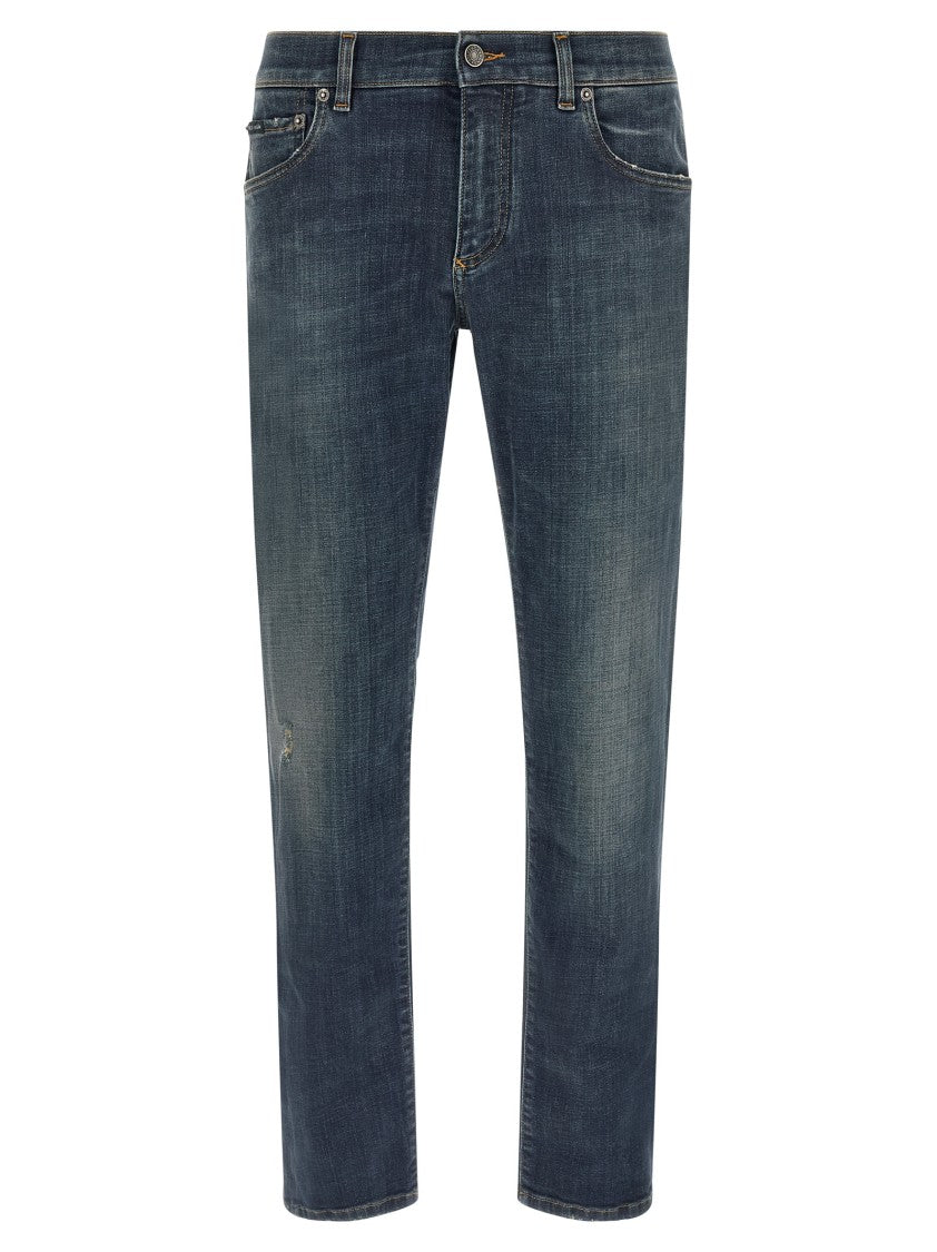 Dolce & Gabbana Stone Washed Denim Jeans