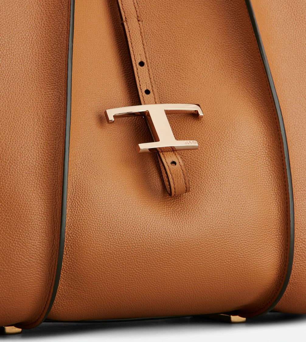 Tod's Medium Tote Bag With Metallic T-Buckle