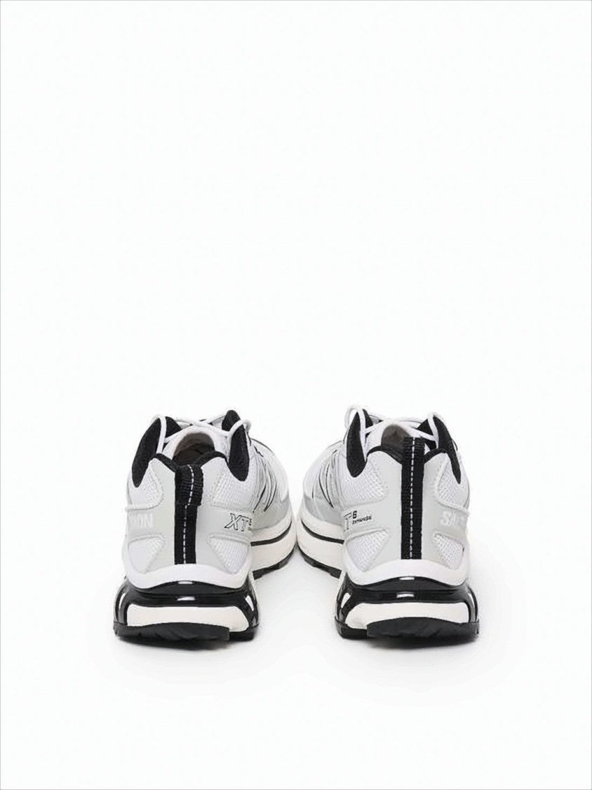 Salomon Low-Profile White Sneakers With Black Accents