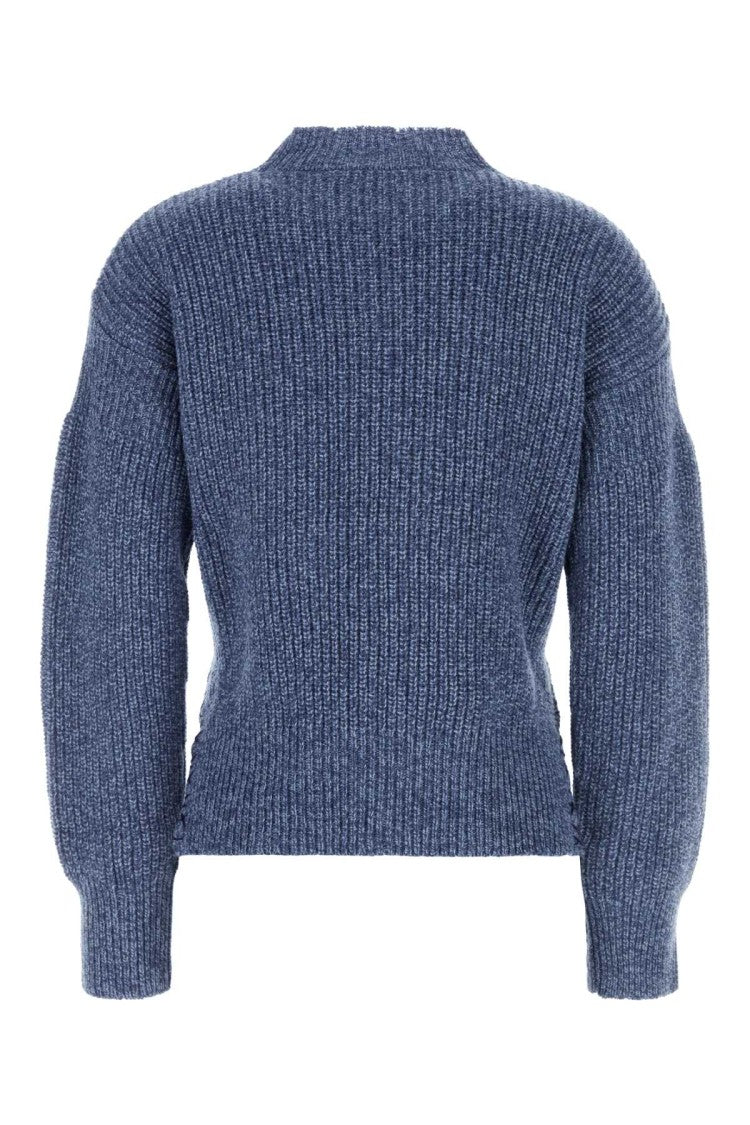 Marni Melange Blue Wool Sweater