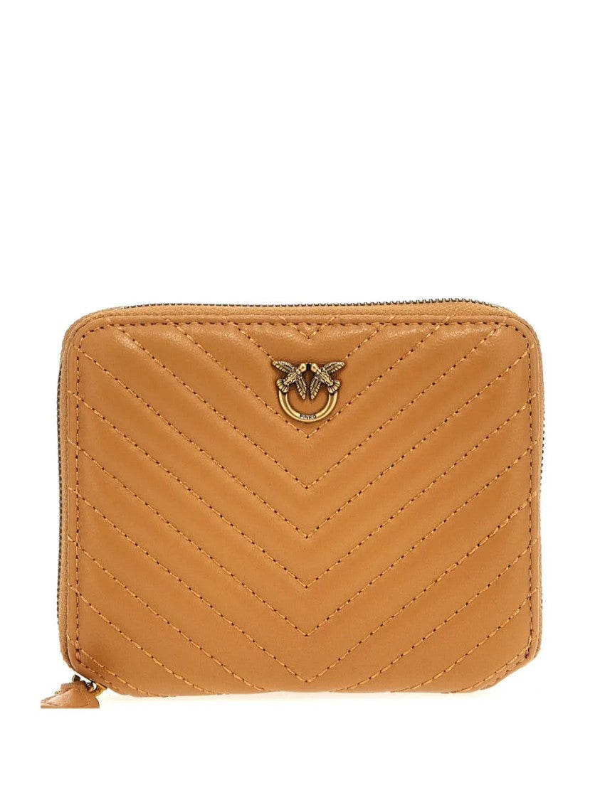 Pinko Quilted Leather Wallet