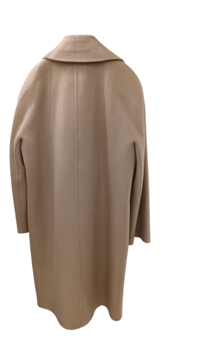Max Mara Double-Breasted Midi Coat In Wool
