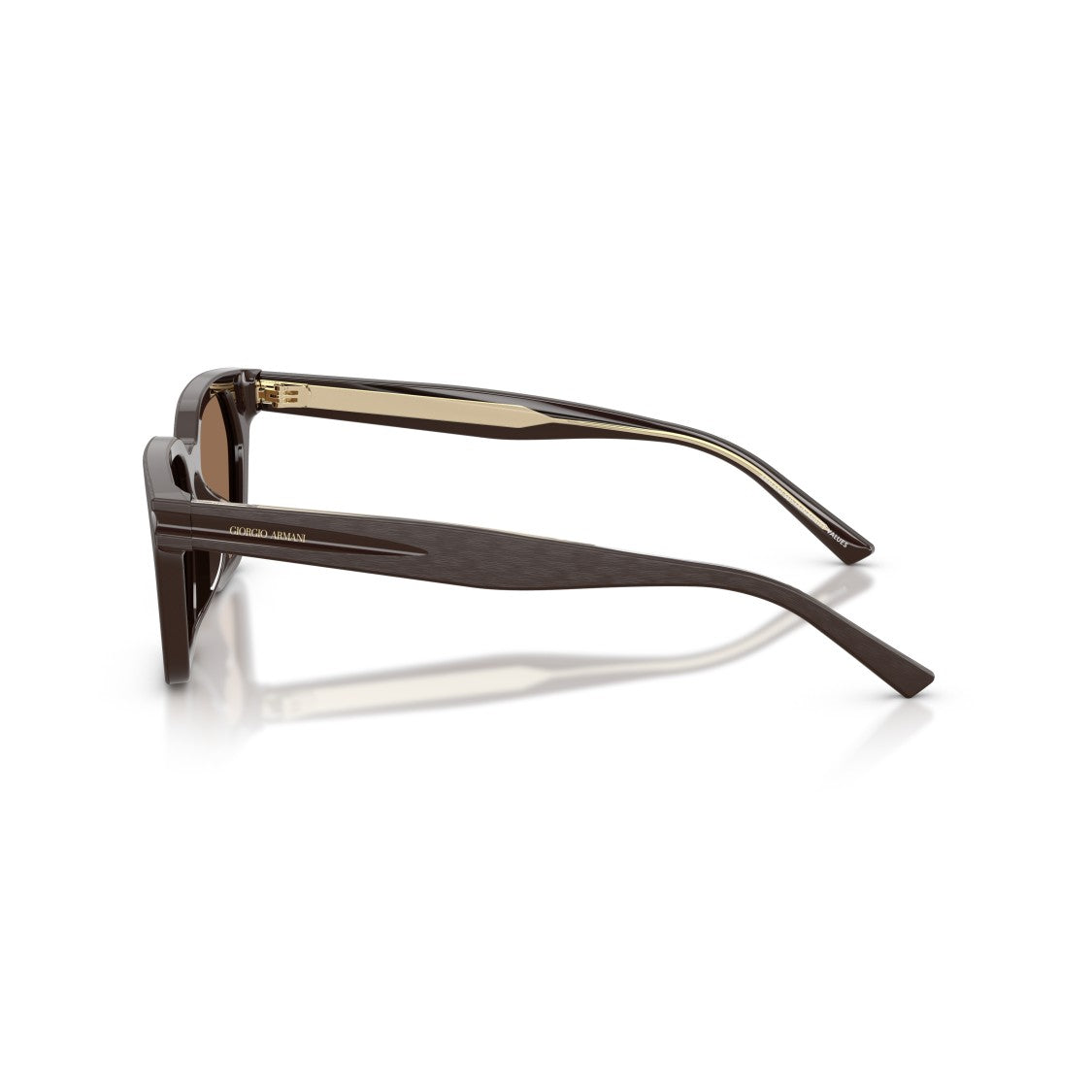 Giorgio Armani 0Ar8251u Angular Acetate Sunglasses With Bold Brown Lenses