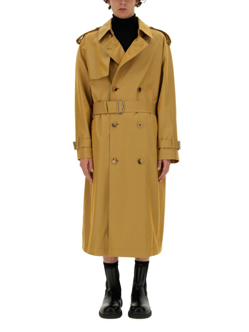 Burberry Trench Coat With Double-Breasted Design