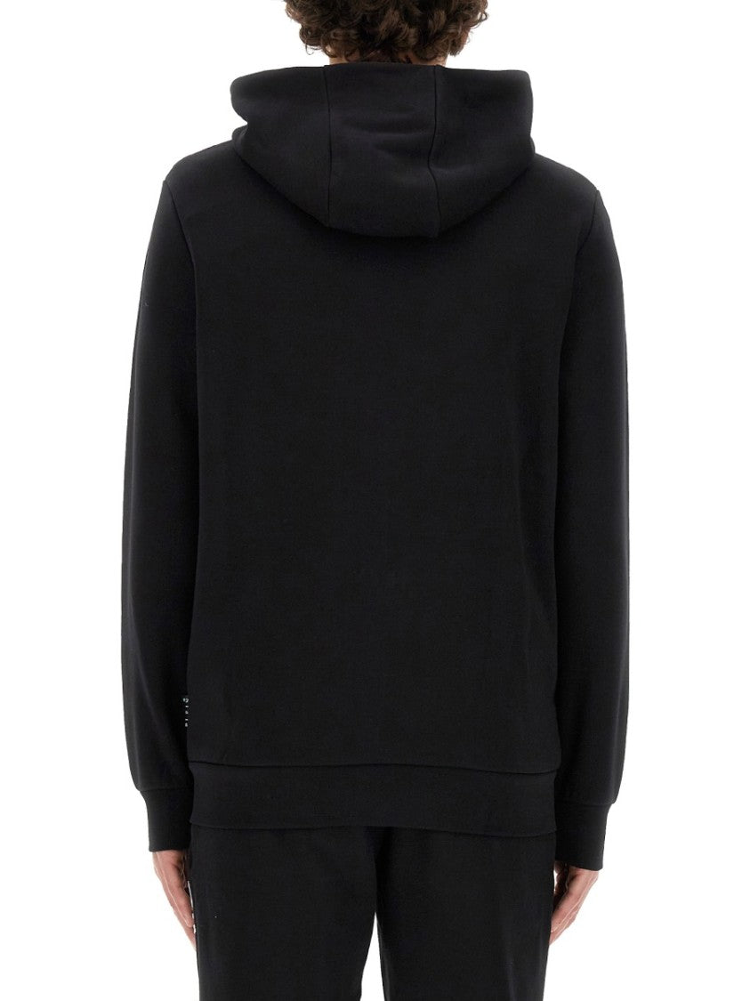 Philipp Plein Zip-Up Black Hoodie