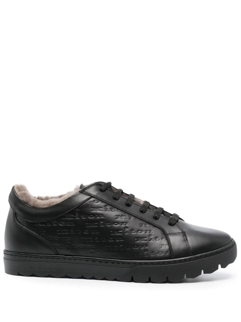 Kiton Lace-Up Formal Shoes With Embossed Detailing And Textured Sole