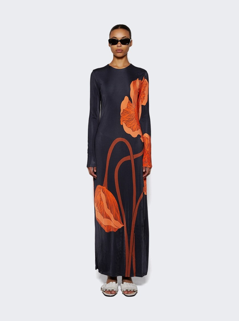 Johanna Ortiz Colourful Allegory Ankle Dress