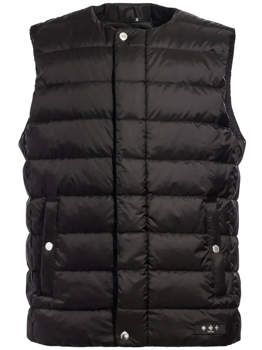 Tatras Black Salonicco Quilted Nylon Puffer Vest
