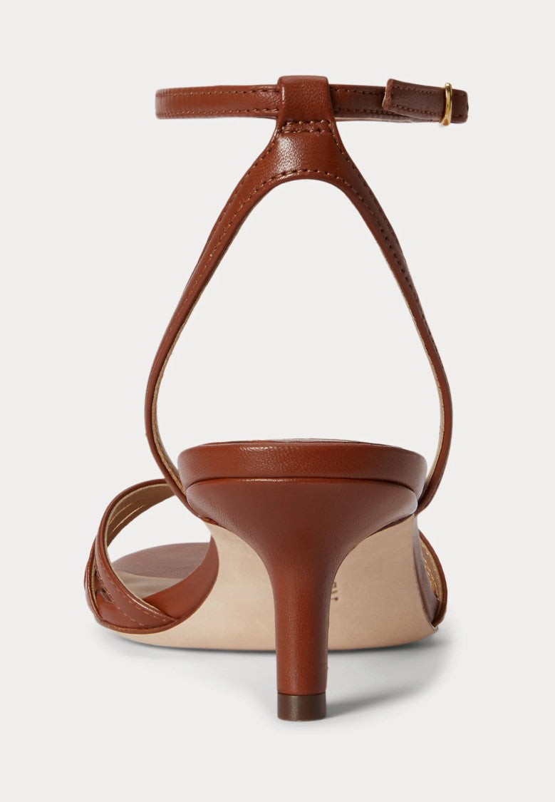 Lauren Ralph Lauren Crisscross Sandal With Slim Ankle Strap