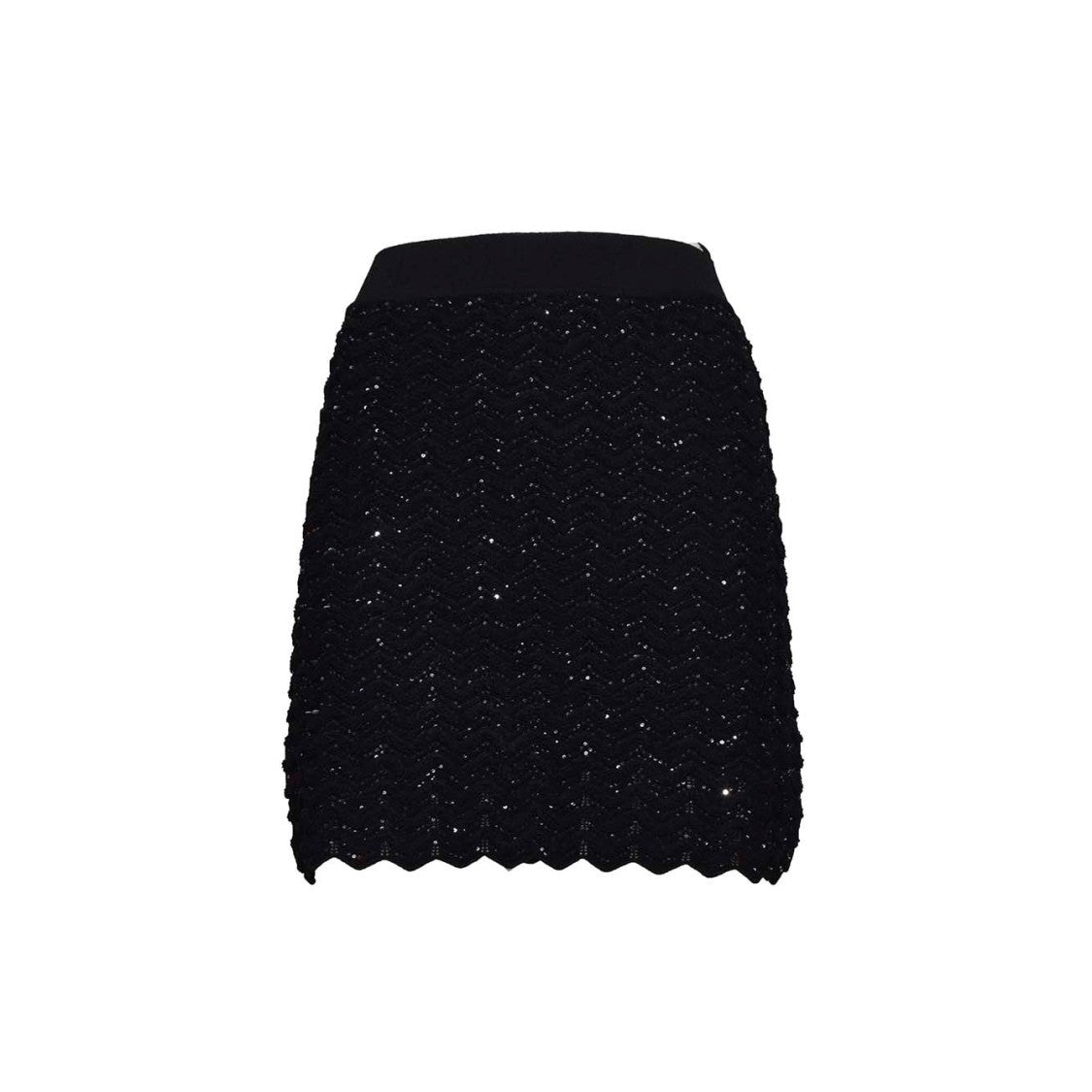 Missoni Black Sequined Viscose Skirt