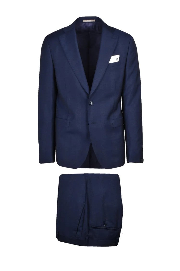 Paoloni Men's Classic Suit - Blue