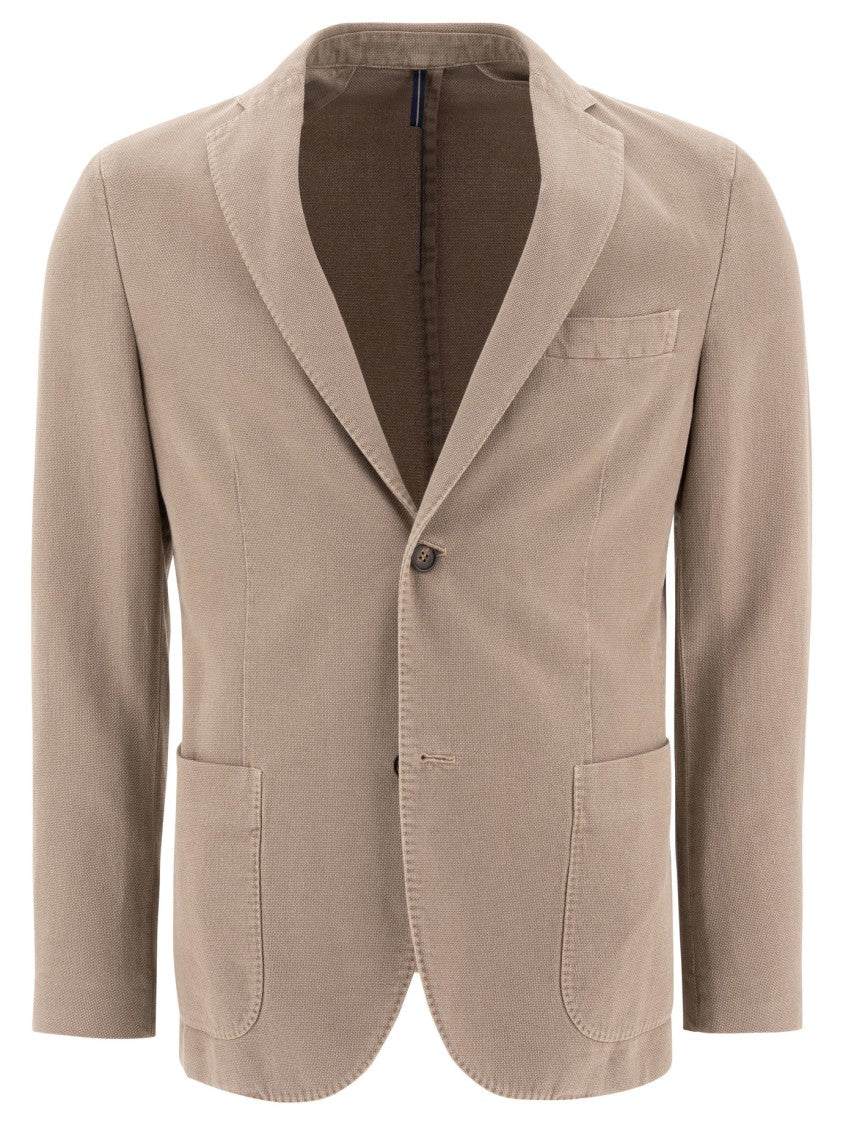 Incotex Tailored Jacket With Notched Lapel