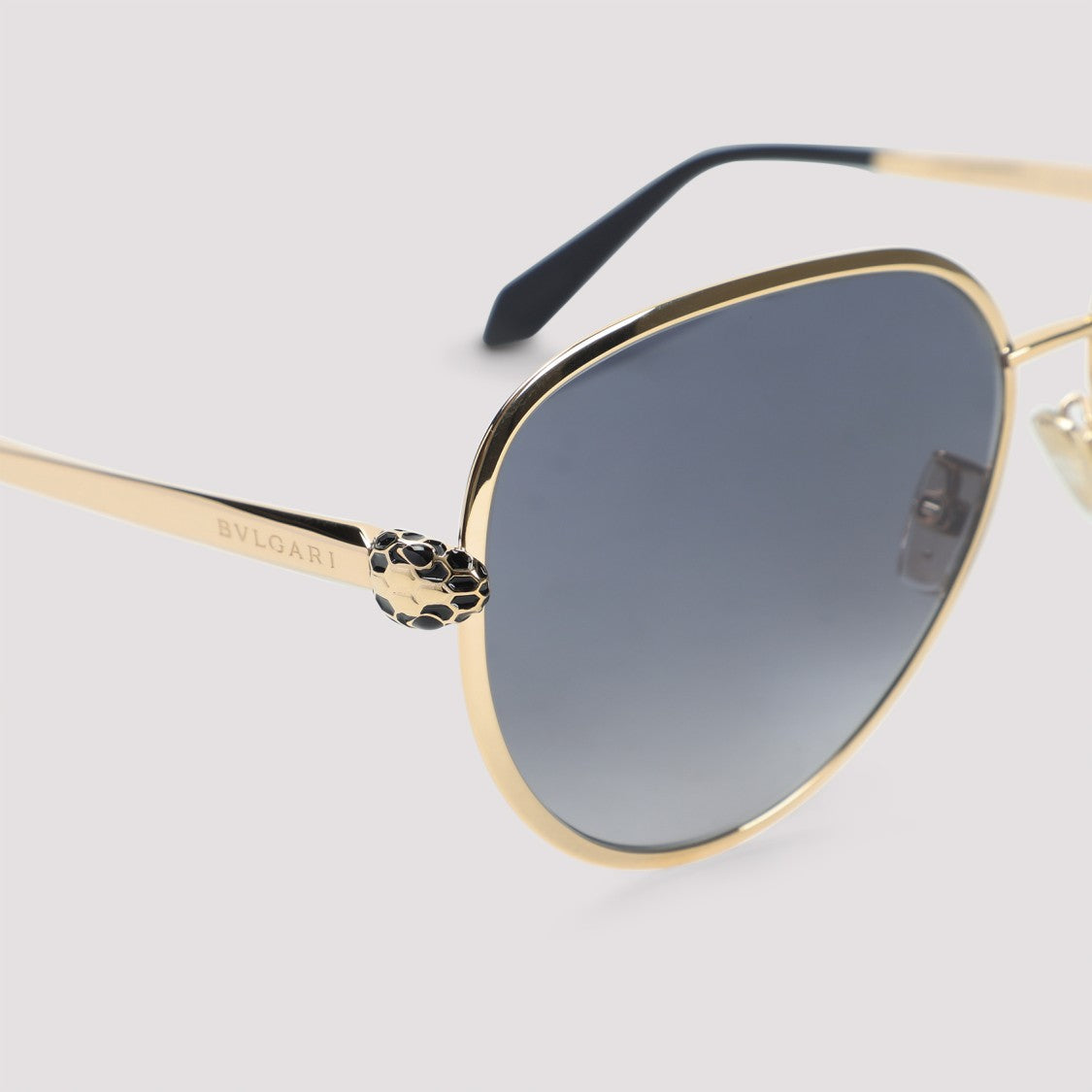 Bulgari Eyewear Serpenti Forever Rose Gold Metal Sunglasses