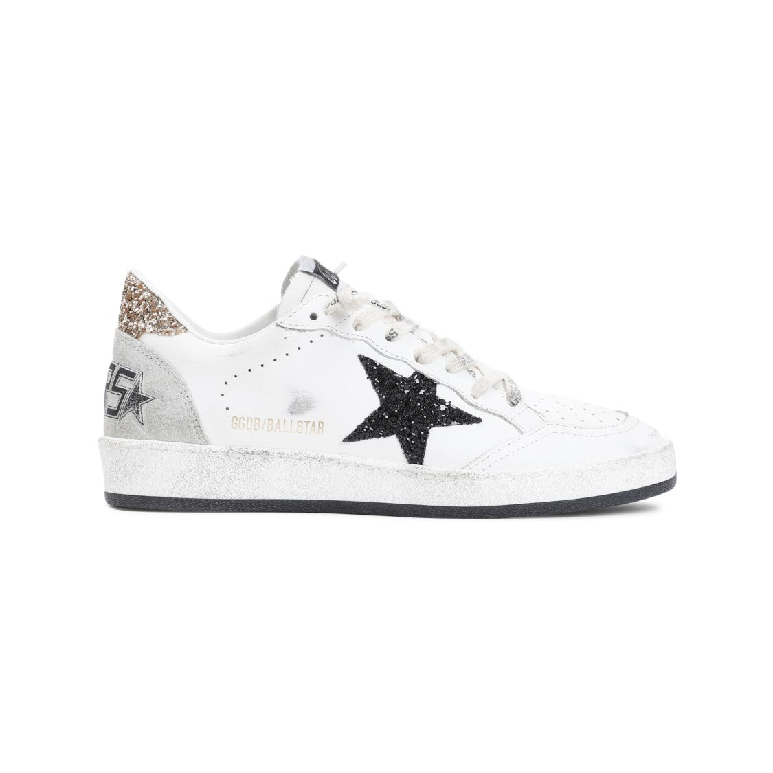 Golden Goose Elevated White Cow Leather Ballstar Sneakers