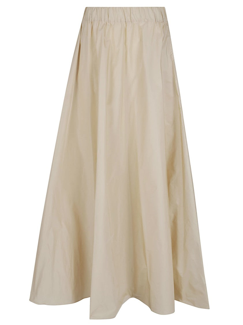 Parosh Flowing Satin-Effect Maxi Skirt