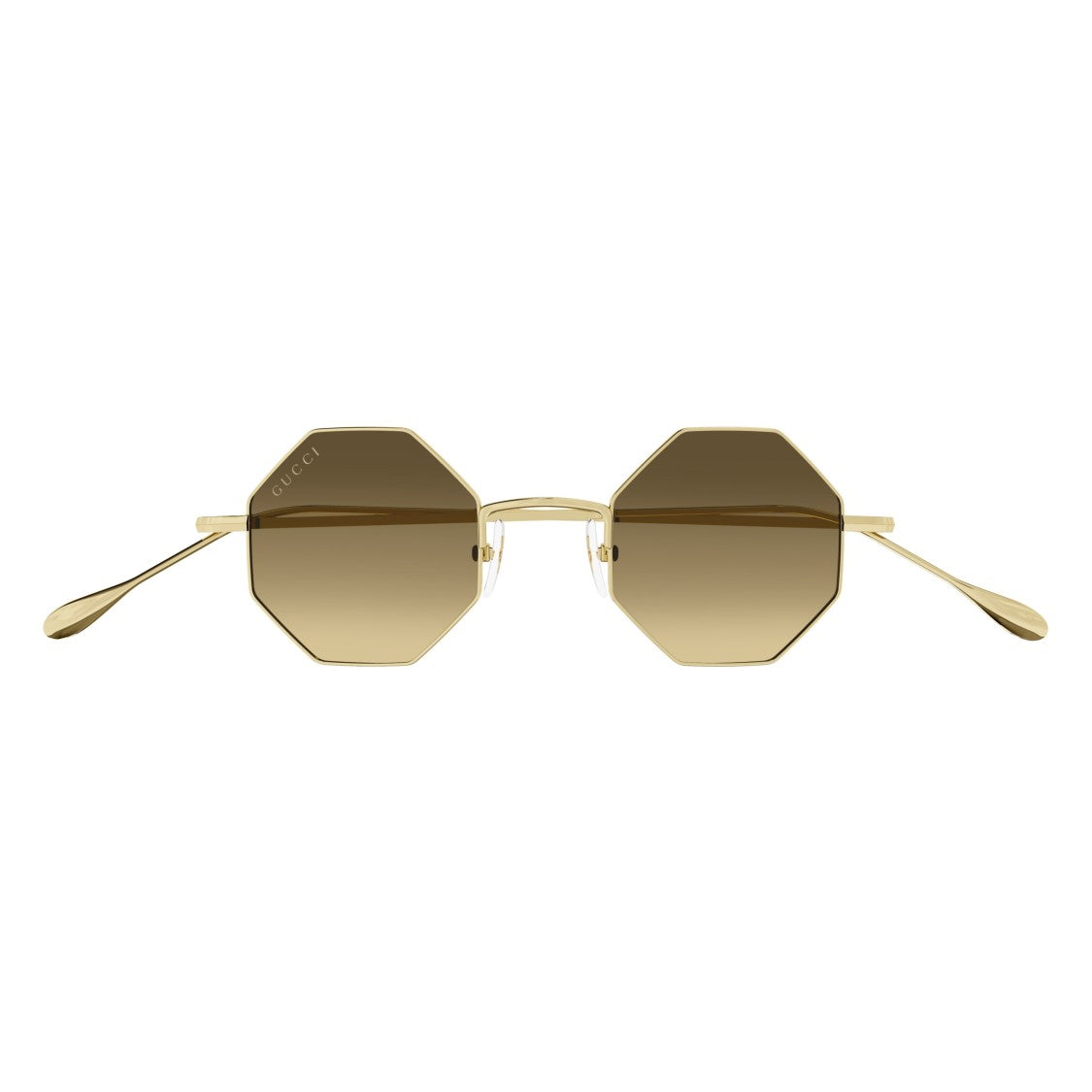 Gucci Gg1814s Octagonal Gold-Toned Sunglasses