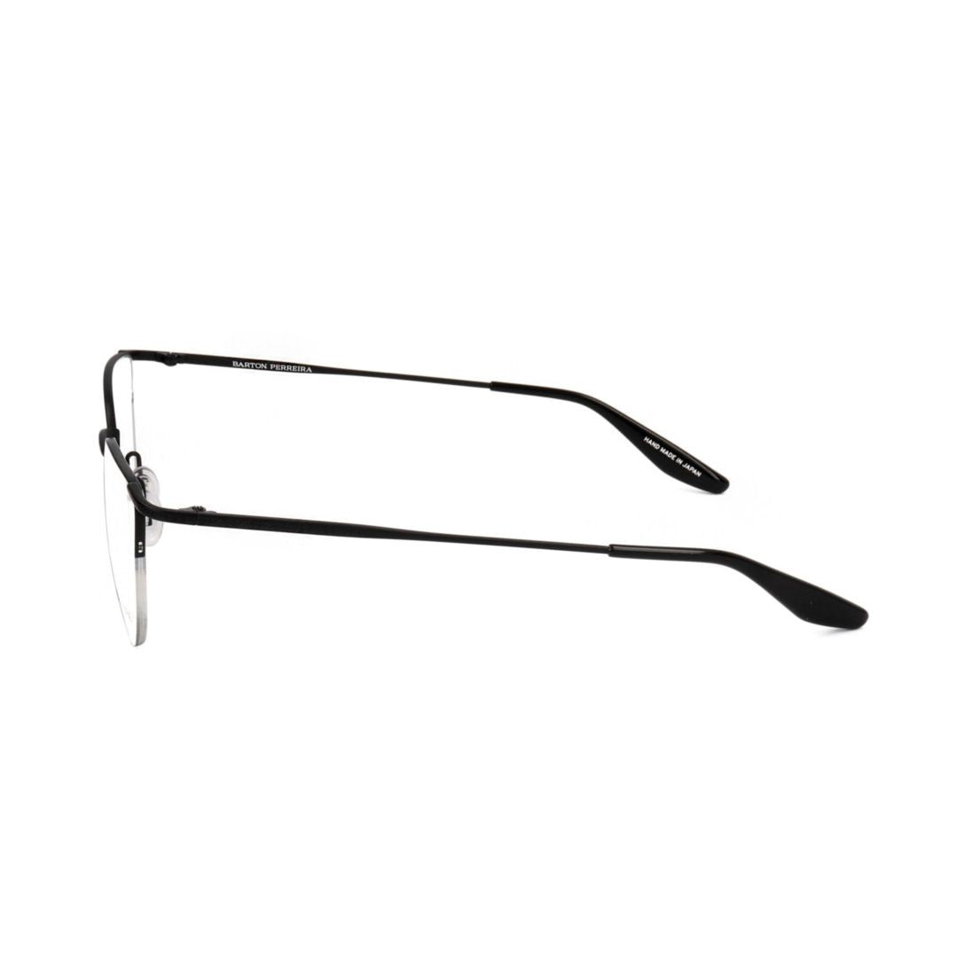 Barton Perreira Bp5021 490Dp Cat-Eye Black Metal Frame Eyeglasses With Adjustable Nose Pads