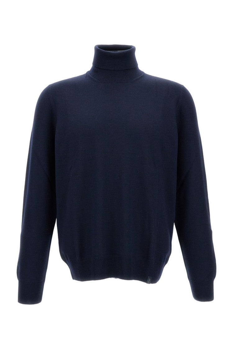 Fay Wool Turtleneck Sweater With High Collar