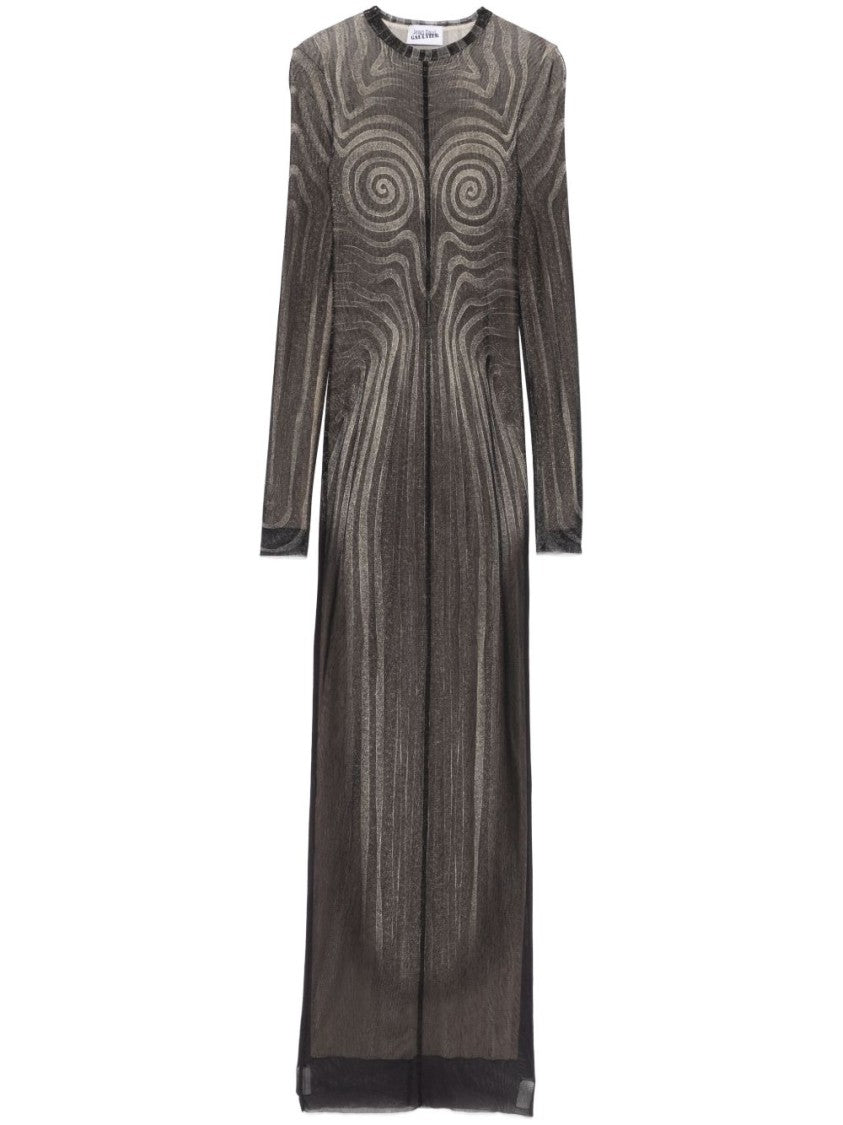 Jean Paul Gaultier Mesh Long Dress