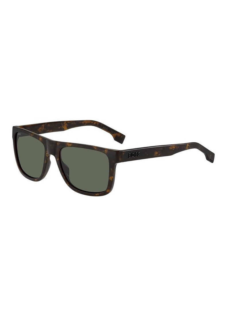 Hugo Boss Bold Square Frame Sunglasses With Tortoiseshell Pattern