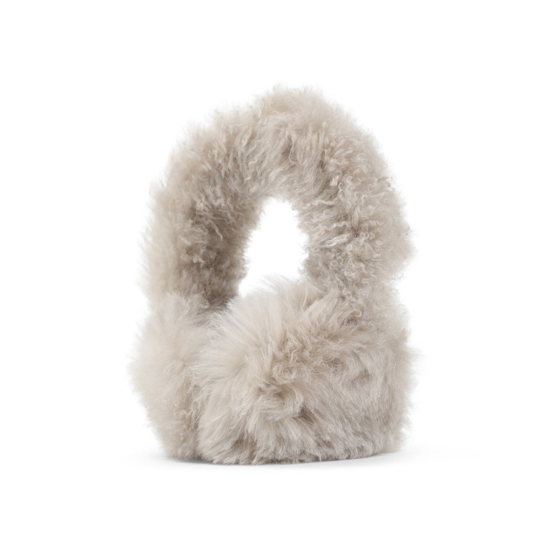 Yves Salomon Beige Lamb Earmuffs