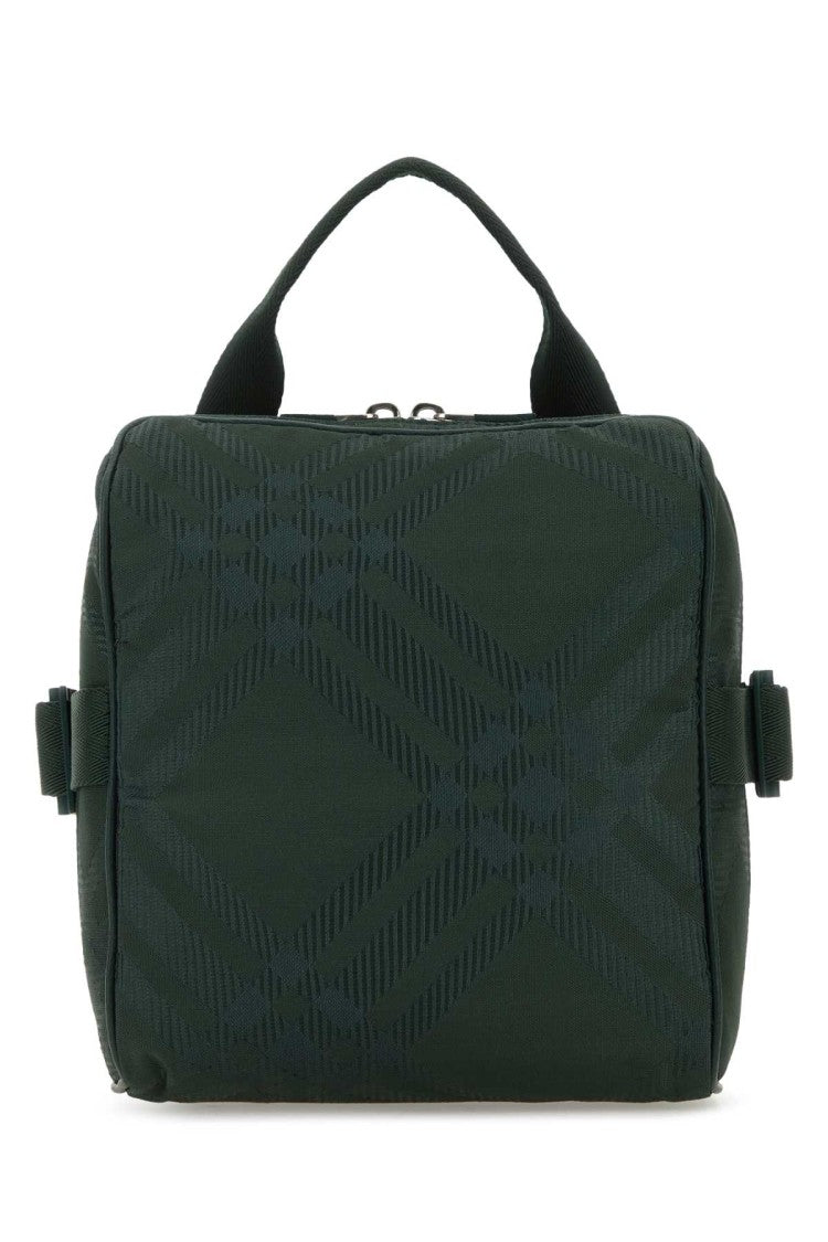 Burberry Bottle Green Fabric Crossbody Bag