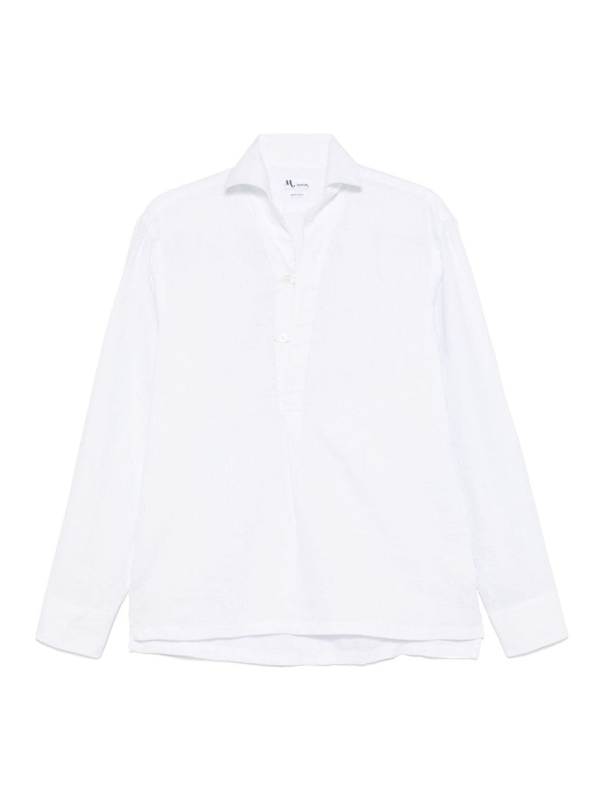 Doppiaa White Linen Shirt