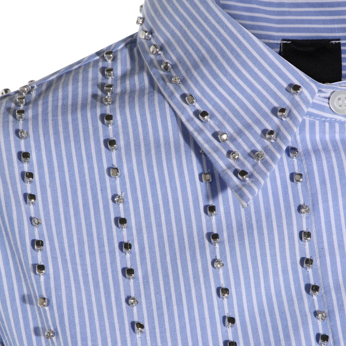 Pinko Collared Shirt With Vertical Stripes