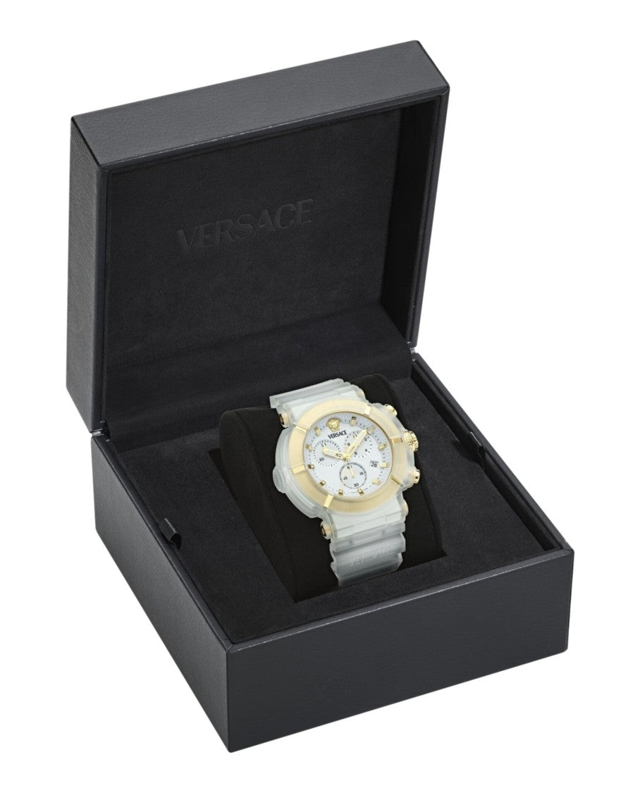 Versace Real Active Chrono Silicone Watch