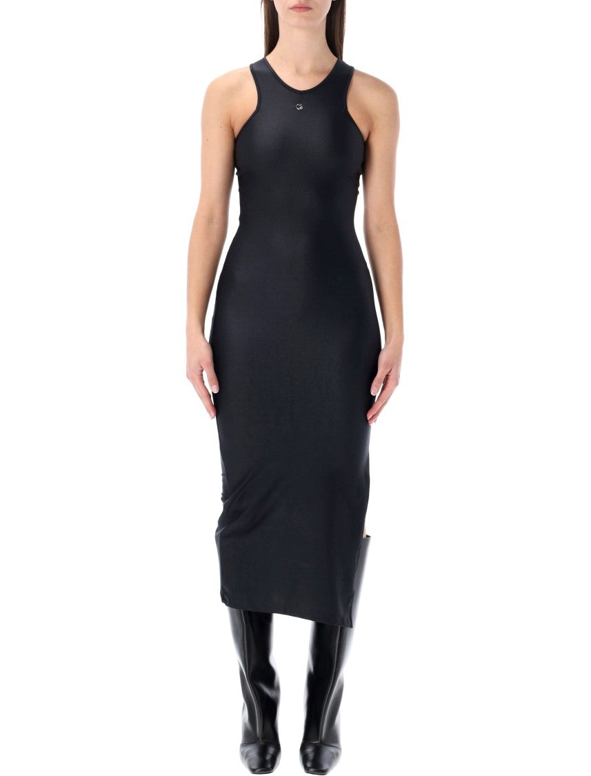 Coperni Racer Neckline Technical Midi Dress