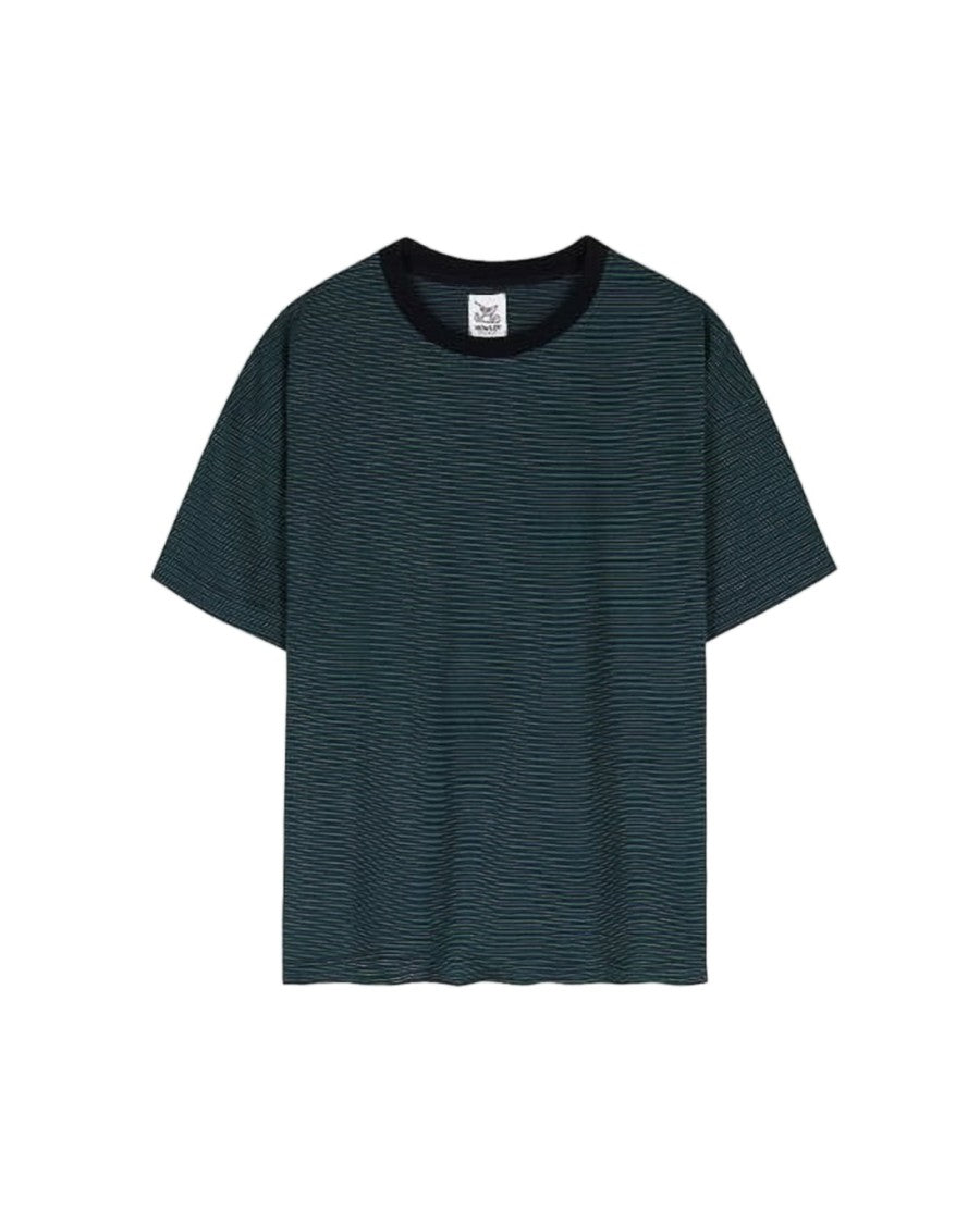 Howlin Relaxed Fit Short-Sleeved T-Shirt With Contrasting Neckline