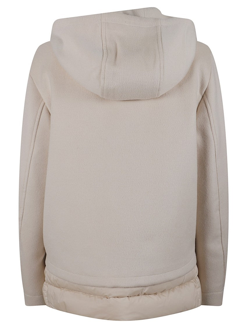 Moorer Short Flared Jacket With Detachable Down Vest