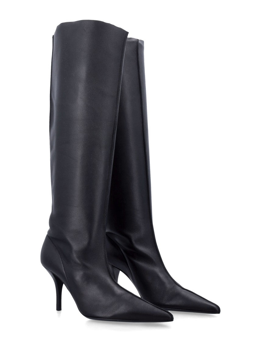 Magda Butrym Sleek High Boots With Pointed Toe And Stiletto Heel