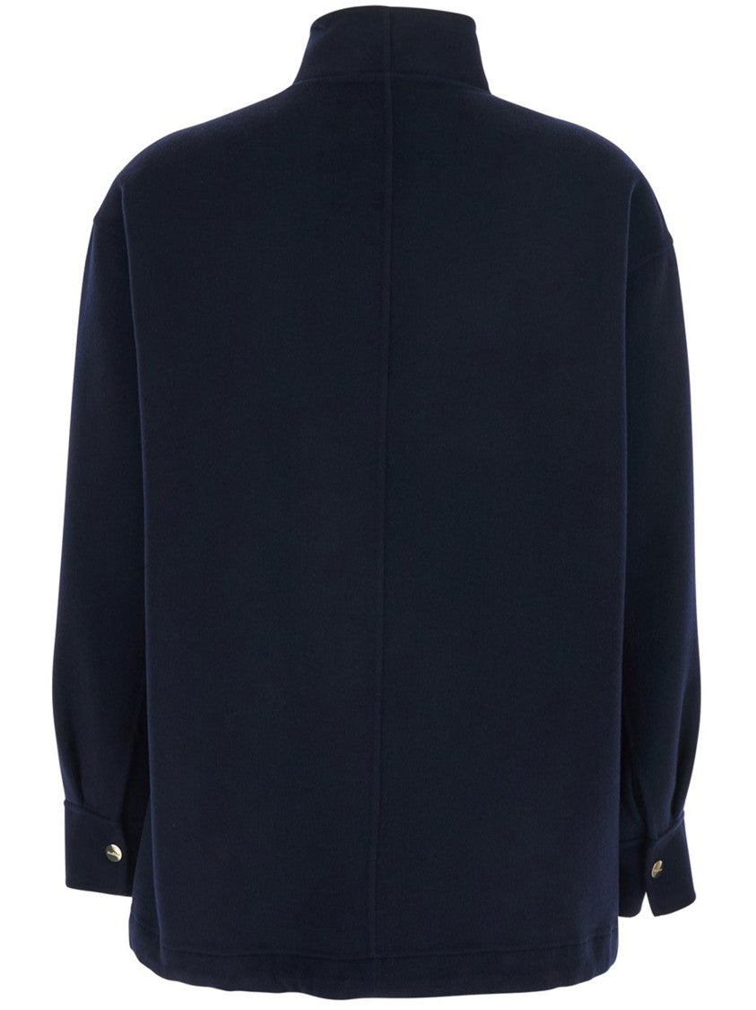 Max Mara Dark Navy Mstpino Boxy Jacket