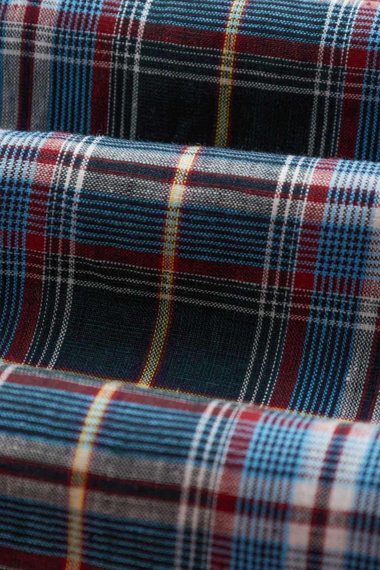 Portuguese Flannel Madras Pure Linen Casual Shirt