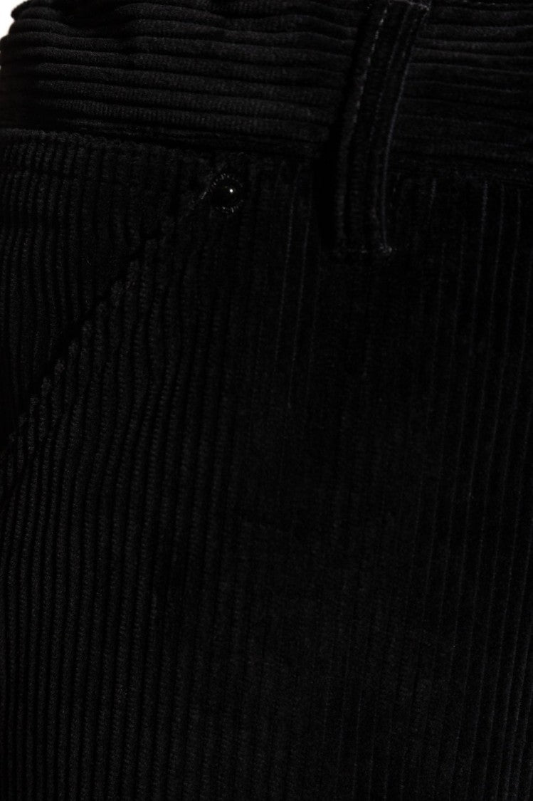 Moncler Straight-Fit Textured Cotton Pants